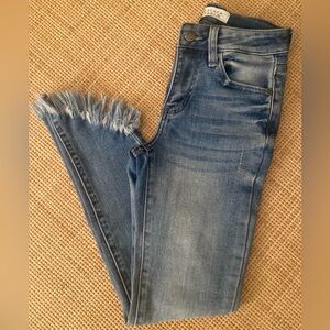 NATURE DENIM Raw Hem Jeans, 0